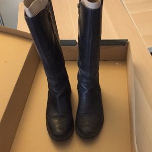 Timberland black leather boot size 7.5